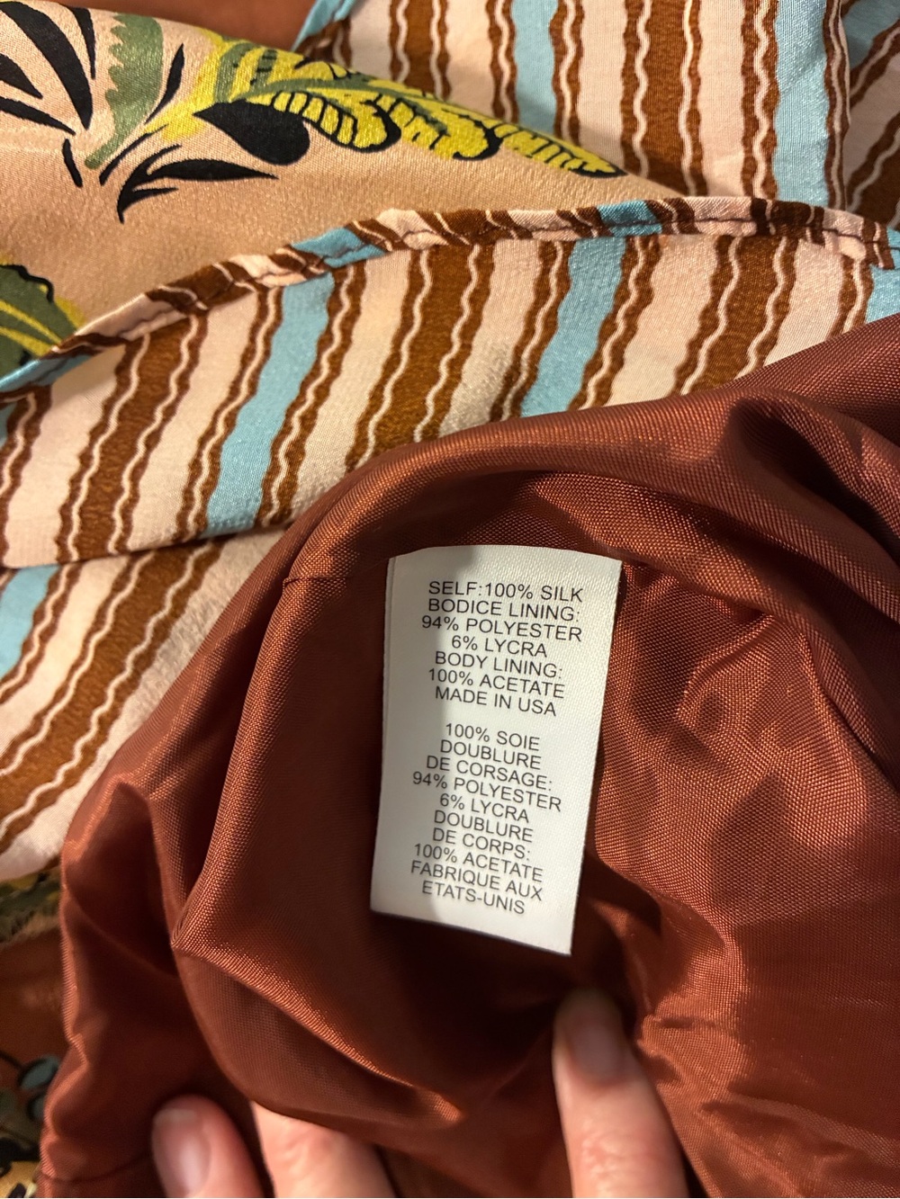 Nanette Lepore Silk Floral Strapless Maxi Dress with Butterflies Size 10 - Picture 5 of 9